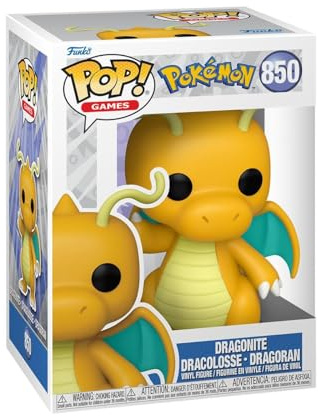 Funko POP! Games: Pokemon - Dragonite - Collectable Vinyl Figure - Gift Idea - Official Merchandise - Toys For Kids & Adults - Model Figure for Collectors and Display