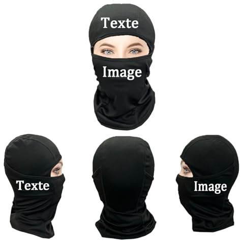Personnalisé Cagoule Moto Homme Femme Balaclava Cagoule Masque de Ski Protection UV Sports de Plein Air Cyclisme Ski Moto