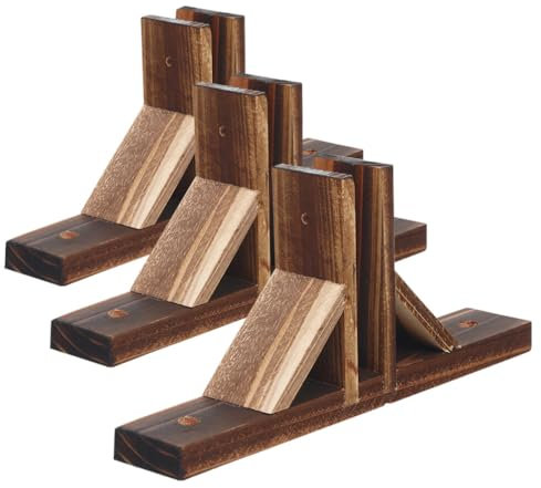 Milisten 3Pcs Triangle Fence Support Garden Wooden Fence Bases Room Divider Support Garden Trellis Stand Privacy Screen Holder for Outdoor Lawn Fence Accessories