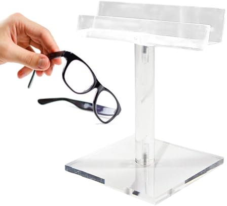 Sonnenbrillenständer | Transparenter gestufter Präsentationsständer aus Acryl, Brillen-Display, Sonnenbrillenständer, Brillenständer für Zuhause, Schlafzimmer, Einkaufszentrum