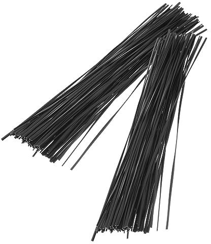 Legaccio per Piante in Pvc Filo di Ferro Nero 1000 Pezzi | 15x0, 18cm, Pieghevole e Facile da Modellare, Utile per Organizzazione e Giardinaggio, Adatto anche Etichette