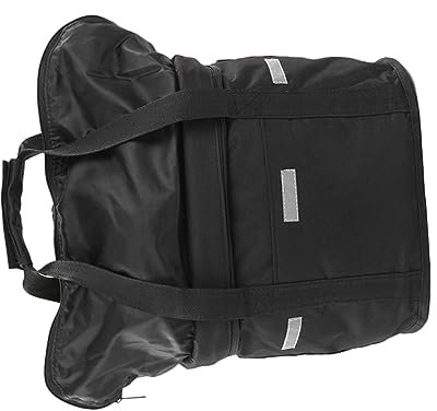 BELLIFFY Faltbarer Wasserdichter Fahrradkorb Vorne Aus Robustem Canvas Mit Deckel Schnellverschluss Platzsparend Vielseitig Für Einkäufe Picknick Und Haustiertransport Schwarz