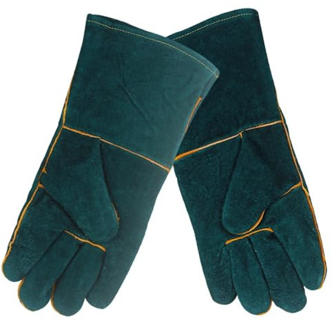 Gants anti-morsures - Gants de manipulation d'oiseaux | Gants de soudage en cuir PU résistants à la chaleur/au feu, gants de manipulation pour chiens d'entraînement, chat, oiseau, serpent, perroquet,