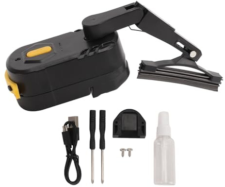 Essuie-glace Universel pour Casque de Moto, 2 Vitesses, Rechargeable, Résistant à L'eau, pour Casque de Moto et de Scooter
