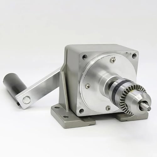 Maschiatrice A Manovella, Filettatrice per Foratura Portatile, Maschiatrice Manuale Ad Alta Precisione con Mandrino per Maschi da 0,6 Mm-6 Mm