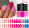 Born Pretty Smalto Unghie Colorato - Rosa Blu Verde Brillante primavera e estate Smalto per Unghie a lunga durata 15 colori
