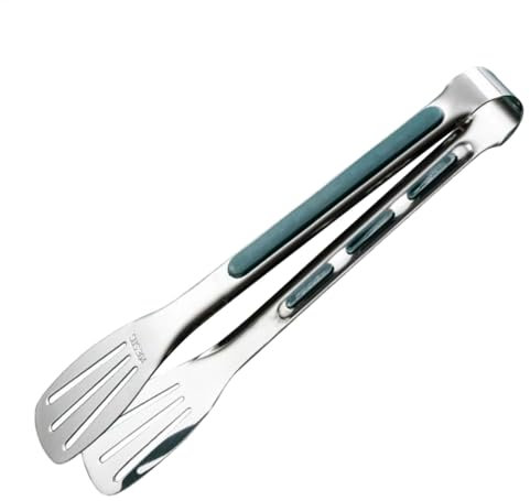 Chaînes de service - pinces de cuisine en acier inoxydable | Lave-vaisselle des pinces alimentaires Safee avec poignée, barbecue anti-calde servant des pinces, des pinces de qualité alimentaire