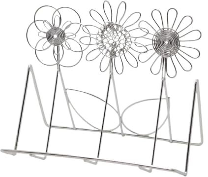 Visitenkartenhalter, Visitenkartenhalter für den Schreibtisch, kreativer Visitenkarten-Organizer für den Empfangsbereich im Büro, Desktop-Visitenkarten-Organizer (Silber, 10,5 x 9 x 7 cm)
