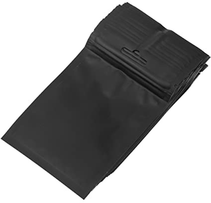POPETPOP 150pièces Sachet Refermable Aluminium avec Fermeture Éclair Sachet Alimentaire Refermable Aluminium de Conservation pour Ranger Écouteurs et Autres Objets