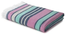 Top Towel - Chill- Toalla Playa Grande 170x90 cm - Algodón 100% Puro Tela + Rizo - 400 g/m² Suave, Absorbente, Repele Arena y Secado Rápido - Lavado a Máquina y Secadora