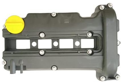 Hajus 1031071 Ventildeckel Zylinderkopfhaube 55351461 kompatibel mit Opel Astra G H Corsa C D Meriva 1.2 1.4