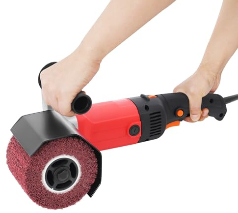 Macchina di rasatura elettrica, 1580 W, smerigliatrice angolare, 6 velocità, 100-3000 giri/min, per legno, plastica, metallo, acciaio inossidabile