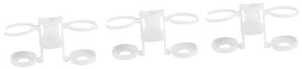 UKCOCO 3 Piezas Portavasos de Plástico para Sombrilla de Playa Soporte Ligero y Portátil para Bebidas de Adecuado para Piscina y Actividades al Aire Reutilizable