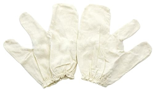 Peeling-Handschuhe, 1 Paar, 20, 1 x 19, cm, Seiden-Duschhandschuhe mit Gummiband, kein Schaden, massierender Peeling-Handschuh für Zuhause, öffentliche Bäder und mehr