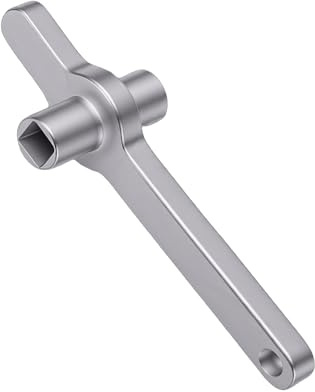 Hyuduo Bleed Key, Square Hole Alloy Steel Air Outlet Handle with Imperial and Metric Sizes for Valves