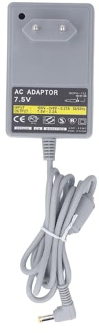 Yosoo Health Gear Cargador Adaptador de Corriente CA de 7,5 V para Consola de Juegos, Cargador de Pared con Cable, Fuente de Alimentación de Repuesto para 1, Enchufe de EE. UU., Compatible con