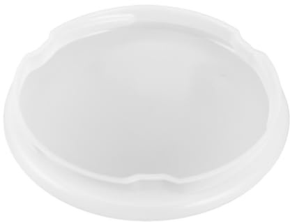 Hohopeti Globe lumineux en acrylique blanc pour ventilateur de plafond, forme champignon, 20 cm de diamètre, éclairage adapté pour maison et bureau