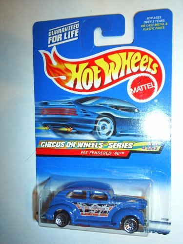 Circus On Wheels #3 Fat Fendered '40 Lace Wheels #2000-27 - Auto da collezione Mattel Hot Wheels in scala 1:64