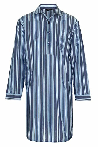 Mens Champion Westminster Stripe Nightshirt Sleepwear Sleepwear Dark-Blue M