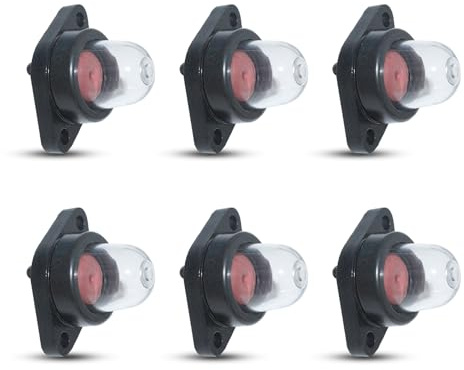 Haishine Primer Pumpe Vergaser General Primer Kraftstoffbirne für Stihl/Weed Eater/McCulloch/Ryobi Echo/Poulan/Craftsman für Kettensägen Gebläse Trimmer Vergaser Motorsense Rasenmäher