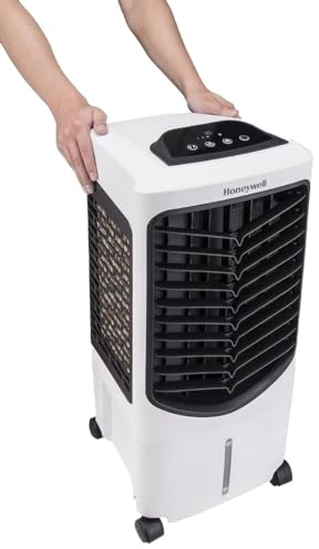 Honeywell Luftkühler, mobiles Klimagerät, TC09PEW - Fernbedienung, 9 Liter Wassertank - Weiss