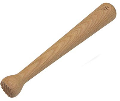 efo Mortero de madera para cócteles – Trituradora de hielo de madera duradera – Elegant herramienta de barra de mortero Mojito – Mortero para cócteles – Herramienta de cocina para ajo aguacate hierbas