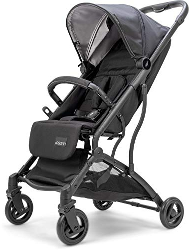Osann Sport-Buggy Vegas – sportlicher Kinderwagen ab Geburtbis 26,5 kg belastbar – Buggy in Silbergrau mit Sonnenverdeck LSF 50+