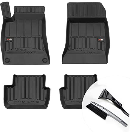 moto-MOLTICO 3D Gummimatten Auto, 4-teiliges Set, Allwetter Gummi Fußmatten, Antirutsch & Wasserfest Autoteppiche - passend für Mercedes-Benz GLA I X156 B-Klasse W246 A-Klasse W176