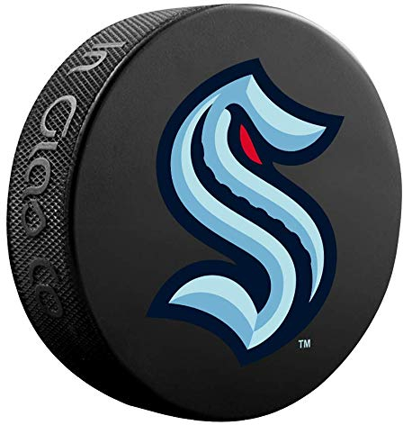 Inglasco Kraken Basic Logo Souvenir Hockey Puck