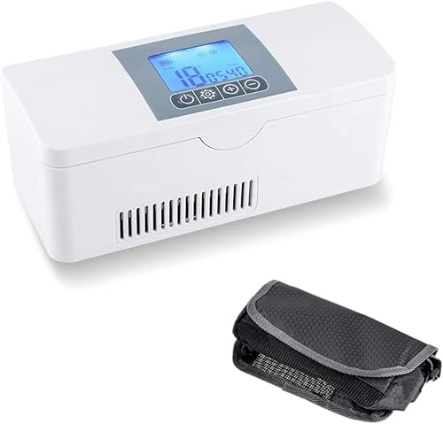 Scatola Termica Per Insulina, Scatola Termica Per Frigorifero Portatile Mini Contenitore Di Raffreddamento Isolato Temperatura Costante 2-8°C Conservazione Professionale Per Organizzatori Per Viaggi