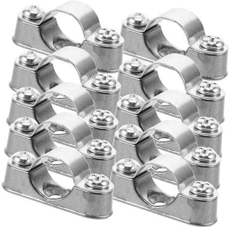 STOBAZA 10pezzi Morsetto Per Tubi Supporto Per Tubi Durevole Per Fissaggio Uso Versatile in Installazioni Idrauliche Hvac e Fai Da Te