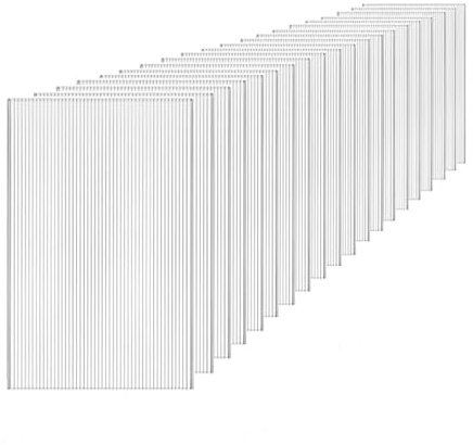 LINGDSWULING Polycarbonate Greenhouse Panels Greenhouse Panels Polycarbonate Sheet Twin-wall Polycarbonate Panels Twin-wall Sheets Greenhouse Roof Panels(6Pack,4' x 2' x 0.16)