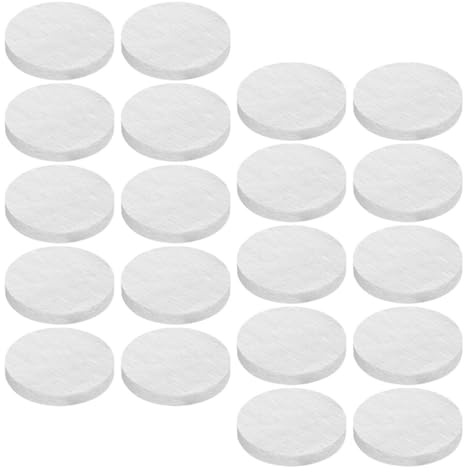 iplusmile Lot de 20 Mèches Rondes en Laine Céramique Noyau de Coton pour Cheminée de Table, Isolation Résistante Haute Température, Accessoires pour Intérieur