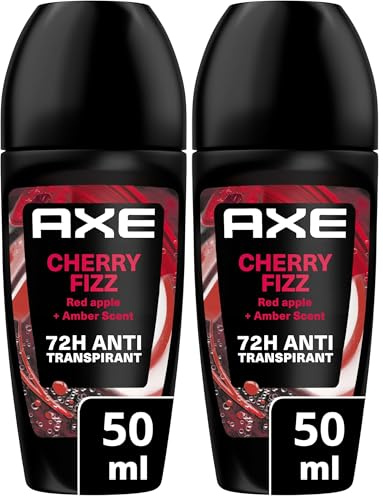 AXE Déodorant Homme Spray Anti-Transpirant Cherry Fizz - Collection Prestige - Fraîcheur 72h non-stop - Parfum pomme eucalyptus ambre et cerise - 150ml (Lot de 2)