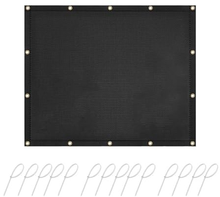 Protector térmico para de barbacoa, cubiertas de cerca a prueba de llamas, esteras para parrillas de barbacoa, cubiertas para refrigerador de cubierta exterior a prueba de llamas, fáciles de