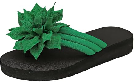 Pavers Sandals For Women,Beach Sliders Women Sommer,Flat Thong With Floral Design Summer Casual Beach Slide For Outdoor Relaxation Washable Athletic Platform Walking Shoes Slipper