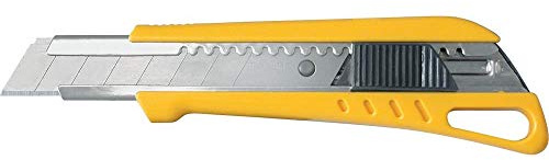 Tajima Cuttermesser (Cutter, Teppichmesser), 18mm, Auto-Blade-Lock – ergonomischer Griff - LC520Y