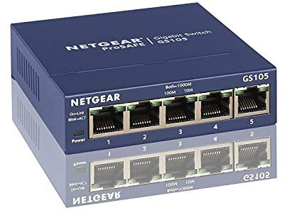 Netgear Gs105na Switch Gigabit Ethernet 10/100/1000 MB/s