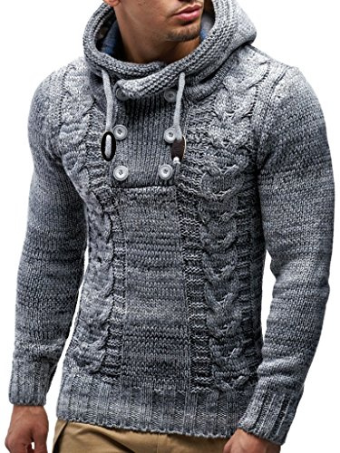 Leif Nelson Pull Tricoté Cardigan Homme