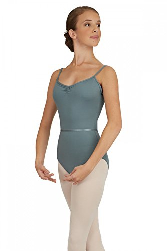 Capezio Damen Pinch-Front Camisole Leotard Klassenkollektion, Grau, S