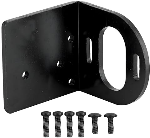 RC Motor Base, Metal Motor Mounting Holder Seat Base Available for 540 3660 3650 Motors RC Accessory(Black)