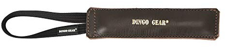 Dingo Gear Beißwurst Hundespielzeug Leder 25 cm Braun | Training, IGP, IPO, Obedience, S00234