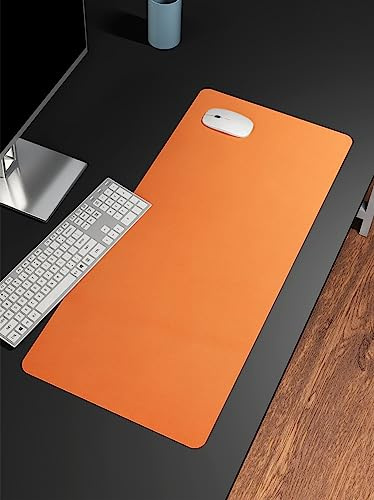 Forbell XXL Mauspad für Schreibtisch - Wildleder-Textur Schreibtischpad mit rutschfester Lederunterseite, strapazierfähige Arbeitsunterlage für Büro und Gaming