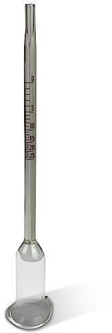 Vinometer für Wein Alkohol bestimmen 0-25% Vol Prozente in Wein, Most, Maische usw. bestimmen Weinherstellung