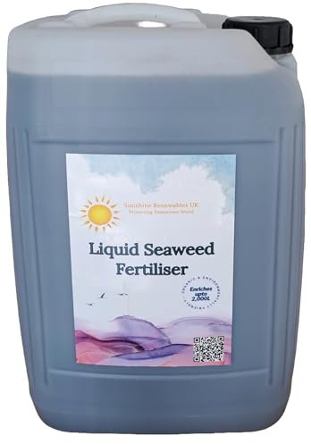 Seaweed Liquid Fertiliser 20L Powerful garden Supplement full of natural Nutrients & Minerals | Aids root and Foliar Growth for all Fruits/Vegtables/Pasture/Trees | Indoor & Outdoor use
