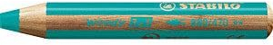 Buntstift stabilo 880 woody 3 in 1 turquois | Umkarton a 5 Stück