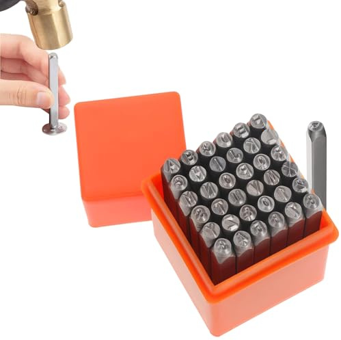 FISH DRAGATE 37 piece punch numbers alphabet set,3 mm letters,buchstaben stempel,stempel alphabet,alphabet a-z, number 0-9, metal,metal plastic wood leather diy jewellery making