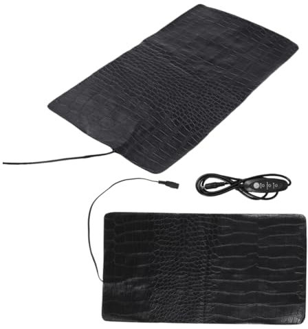 Yardwe 2stücke USB Heizmatte Für Haustiere Temperaturregelung Wasserdichtes Sicheres Heizpad Für Hunde Katzen Und Reptilien Tragbares USB-heizkissen Mit Unterschiedlichen Texturen