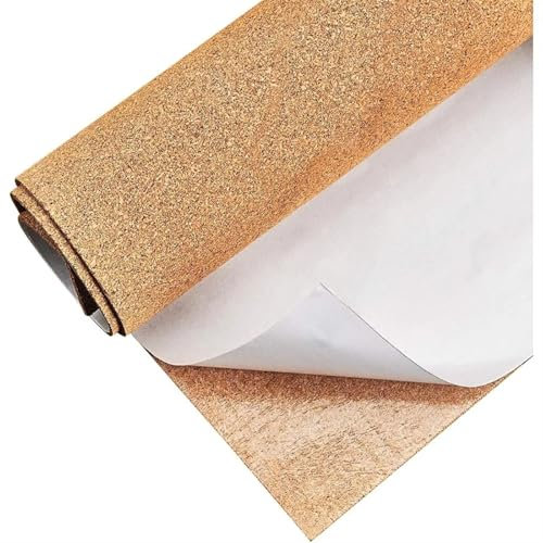 Rouleau De Liège Rouleau de liège adhésif épais de 1mm, 10 pièces, rouleau de liège isolant de 12x24 pouces for panneaux d'affichage, sous-verres, panneaux de porte et murs de sol Pour Déco Diy