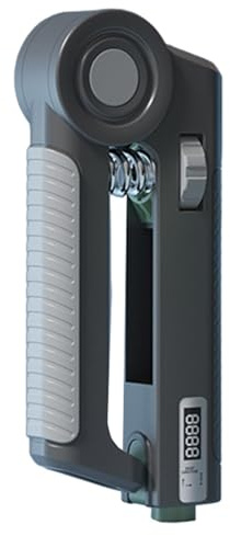 Amesor Medidor de Fuerza de Agarre, dinamómetro de Agarre Manual, Probador de Agarre del dinamómetro electrónico del Brazo Muscular del Dedo, Fortalecedor de Manos Digitales Ajustables Profesionales